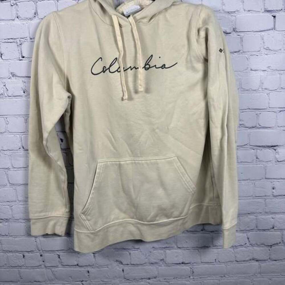 Columbia Branded Kids Cream Hoodie